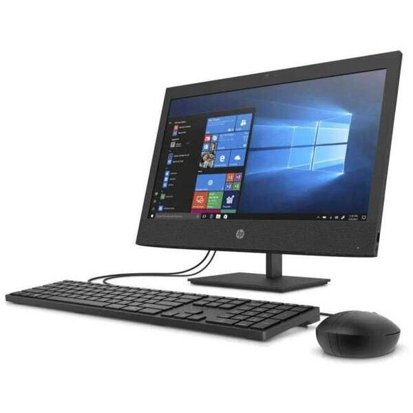 Sistem Desktop PC All-in-One HP ProOne 400 G6, 23.8", Intel® Core™ i7-10700T, 16GB DDR4, SSD 512GB, Intel® UHD Graphics, Windows 10 Pro