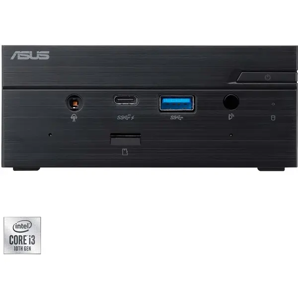 Mini PC ASUS PN62S-BB3040MD cu procesor Intel® Core™ i3-10110U pana la 4.10GHz, fara RAM, fara stocare, Intel® UHD Graphics, No OS