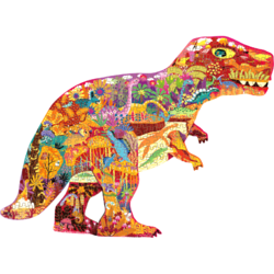 Puzzle forma Dinozaur, 280 piese Mideer MD3083