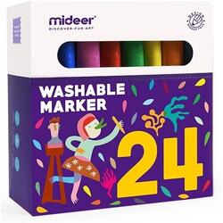 Carioci lavabile 24 culori Mideer MD4070