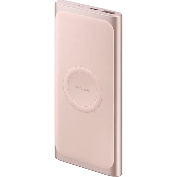Acumulator extern Samsung Wireless, 10000 mAh, Pink