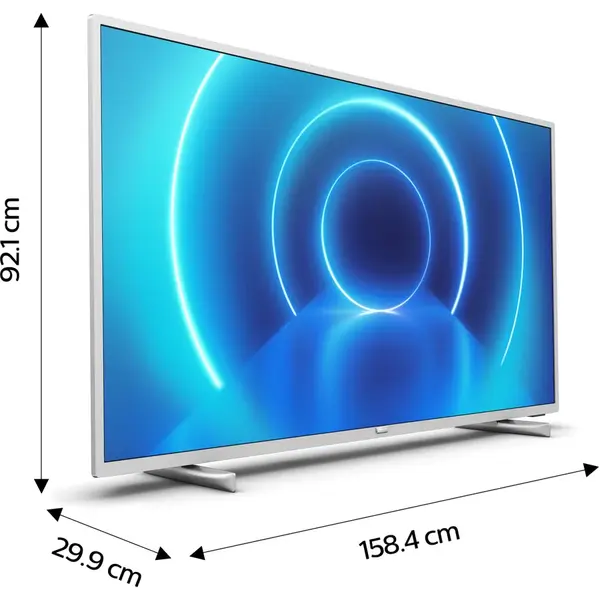 Televizor Philips 70PUS7555/12, 178 cm, Smart, 4K Ultra HD, LED, Clasa A+