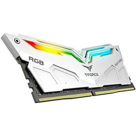 Memorie TeamGroup T-Force Night Hawk White RGB 16GB DDR4 3600MHz CL18 Dual Channel Kit (2x8GB)