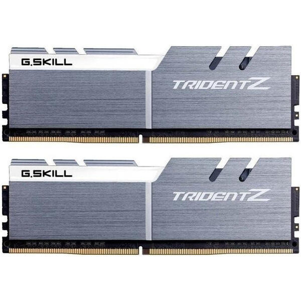 G.SKILL Memorie GSKill Trident Z Silver 32GB DDR4 4000MHz CL19 1.35v Dual Channel Kit (2x16GB)