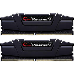 Memorie GSKill RipjawsV Black 16GB (2x8GB) DDR4 3600MHz CL18 1.35V XMP 2.0 Dual Channel Kit