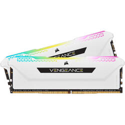 Memorie Corsair Vengeance RGB Pro SL White 16GB (2x8GB) DDR4 3200MHz CL16 1.35V Dual Channel Kit