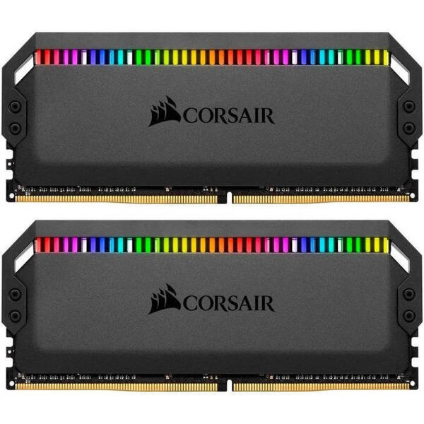 Memorie Corsair Dominator Platinum RGB 16GB (2x8GB) DDR4 3600MHz CL18 1.35V Dual Channel Kit DIMM
