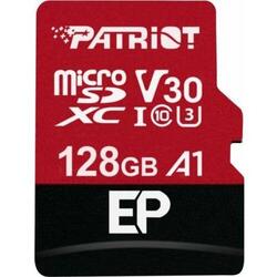 Memory Card Patriot EP Series, Micro SDXC V30, 128GB, Clasa 10