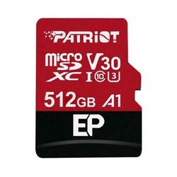 Memory Card Patriot EP Series, 512GB, MicroSDXC, Clasa 10