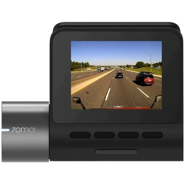 Camera auto DVR Xiaomi 70mai Dash Cam Pro Plus 2.7K 1944p, IPS 2.0", 140 FOV, ADAS, GPS, Night Vision, Wi-Fi , A500S + camera spate Xiaomi 70mai RC06 full HD la 30 fps