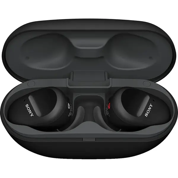 Casti sport in-ear Sony WFSP800NB.CE7, True wireless, Bluetooth, Functie Bass, Negru