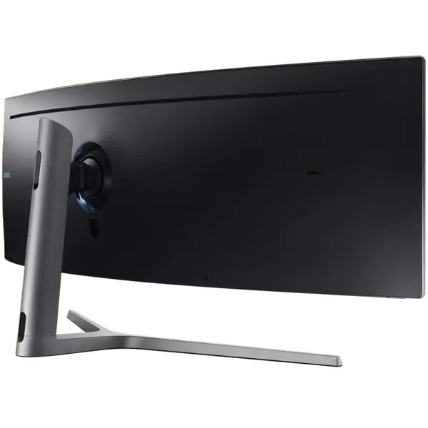 Monitor curbat VA QLED Samsung de gaming - Samsung Odyssey 49" Super Ultra-wide 32:9, HDR, 144Hz, 1 ms, HDMI, Display Port, FreeSync, Negru, LC49HG90DMRXEN