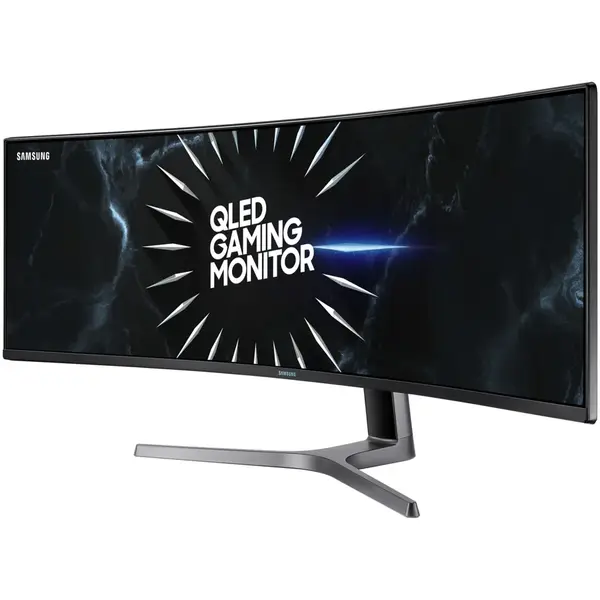 Monitor Curbat Gaming QLED VA Samsung Odyssey 49", Dual QHD, 120Hz, Display Port, FreeSync2, HDR1000, LC49RG90SSRXEN