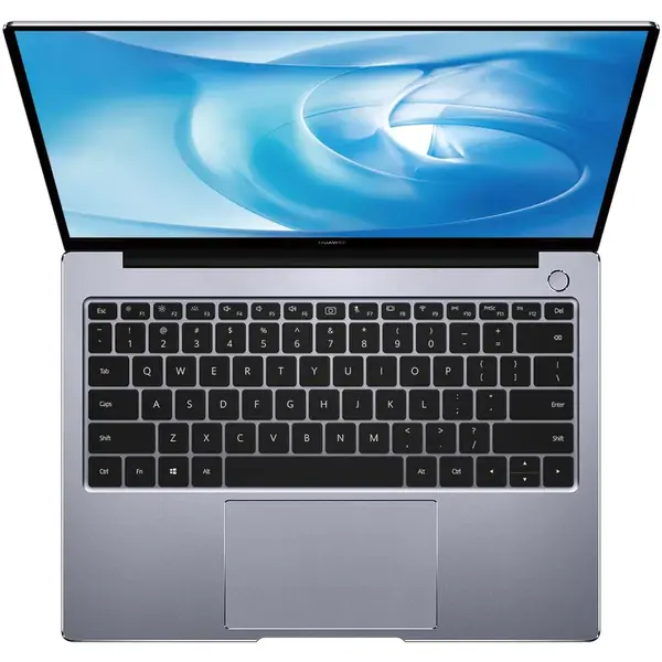 Laptop ultraportabil Huawei MateBook 14 cu procesor AMD Ryzen 5 4600H pana la 4.00 GHz, 14", 2K, 8GB, 256GB SSD, AMD Radeon Graphics, Windows 10 Home, Gray