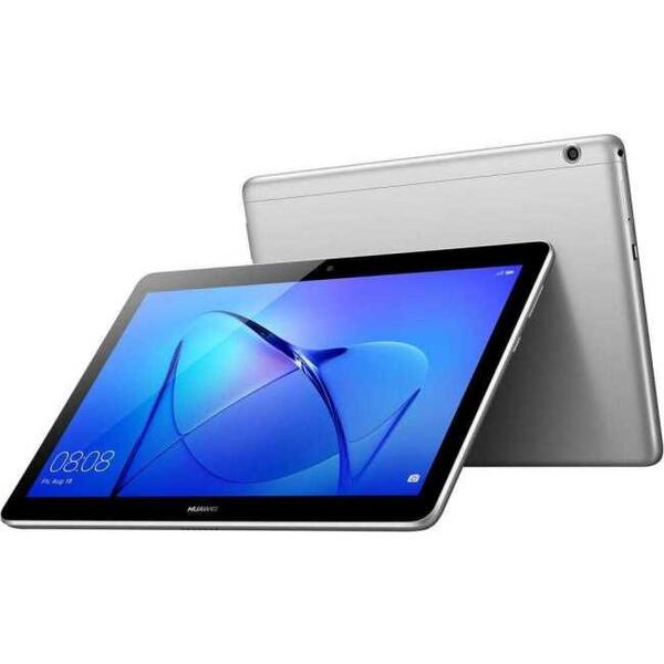 Tableta Huawei Mediapad T3 (10), Procesor Quad Core 1.4GHz, IPS LCD capacitive touchscreen 9.6", 2GB RAM, 32GB Flash, 5MP, Wi-Fi, Android (Gri)