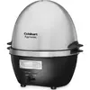 Fierbator pentru oua Cuisinart CEC10E, 600 W, 10 oua/4 oua ochiuri sau omleta, oprire automata, capac si plita din inox, led indicator, semnal audio, Argintiu&Negru