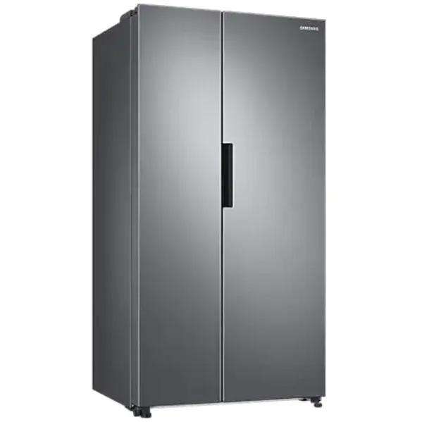 Side By Side Samsung RS66A8100S9/EF, 641 l, Clasa F , Full No Frost, Twin Cooling Plus, Conversie Smart 5 in 1, SpaceMax, Compresor Digital Inverter, Inox
