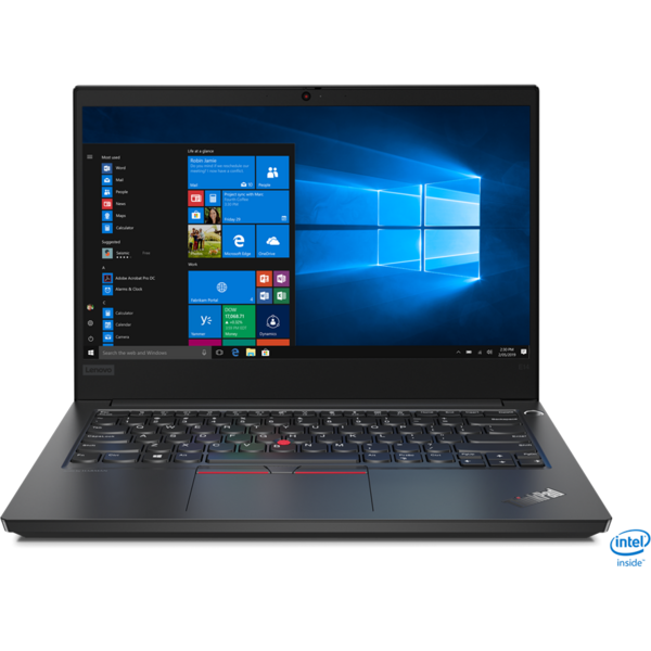 Laptop Lenovo 14'' ThinkPad E14 Gen 2, FHD IPS, Procesor Intel® Core™ i3-1115G4 (6M Cache, up to 4.10 GHz), 8GB DDR4, 256GB SSD, GMA UHD, No OS, Black