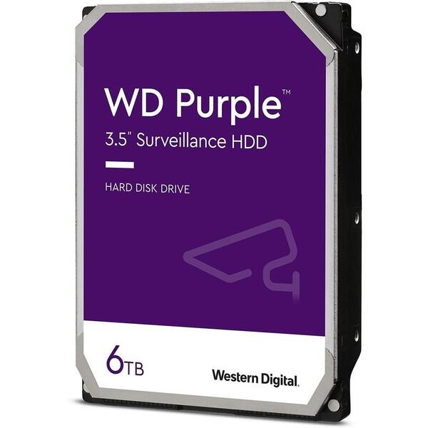 HDD Western Digital Purple 6TB SATA-III 5640RPM 128MB