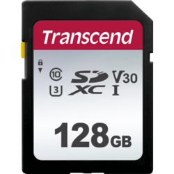 Card de memorie Transcend TS128GSDC300S, SDXC, 128GB, Clasa 10 UHS-I U3