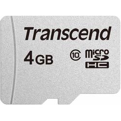 Card de memorie Transcend 300S 4GB Micro SDHC Clasa 10 UHS-I U3