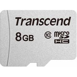 Card de memorie Transcend 300S 8GB Micro SDHC Clasa 10 UHS-I U3