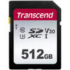 Card de memorie Transcend SDC300S SDXC, 512GB, Clasa 10, UHS-I, U3