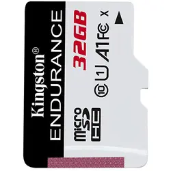 Card de memorie Kingston MicroSDHC Endurance, 32GB, 95R/30W, Clasa 10, UHS-I