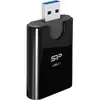 Cititor de carduri microSD si SD, USB 3.1, Silicon Power, retractabil, cu indicator LED, negru