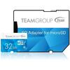 Card TeamGroup TCUSDH32GUHS40 Micro SDHC 32GB + Adaptor