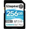 Card de memorie SD Kingston Canvas GO Plus, 256GB, Clasa 10, UHS-I, Adaptor inclus