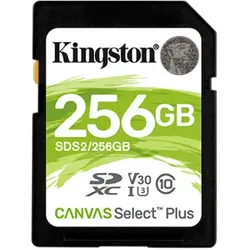 Card de memorie Kingston Canvas Select Plus SD Card, 256GB, Class 10, UHS-I