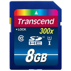 Card Transcend SDHC 8GB Class10 UHS-I 300x