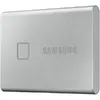 SSD extern Samsung T7 Touch portabil, 500GB, USB 3.2, Argintiu