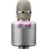 Microfon karaoke LENCO BMC-085SI, Bluetooth, USB, Argintiu
