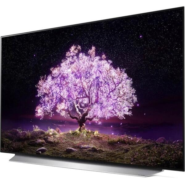 Televizor LG OLED Smart TV 55C12LA 139cm, 55inch Ultra HD 4K Argintiu