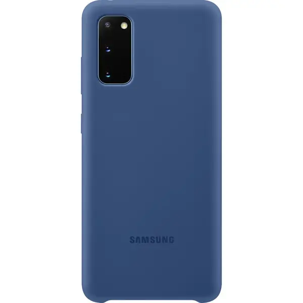 Husa silicon Samsung Galaxy S20 (G980) EF-PG980TNEGEU, Bleumarin