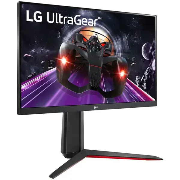 Monitor Gaming LED IPS LG UltraGear 24'', Full HD, 144Hz, 1ms, AMD FreeSync™ Premium, HDR10, 2 x HDMI, Display Port, Pivot, 24GN650-B.AEU