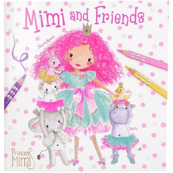 Carte de colorat Princess Mimi and Friends Depesche PT10623