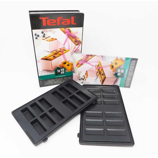 Set de 2 plăci TEFAL Snack Collection no. 13 (Mini-Lingots/Mini Bars) XA801312
