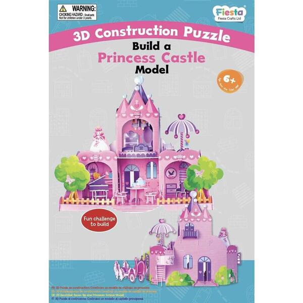 Set constructie puzzle 3D -  Castelul Printesei Fiesta Crafts FCT-3050