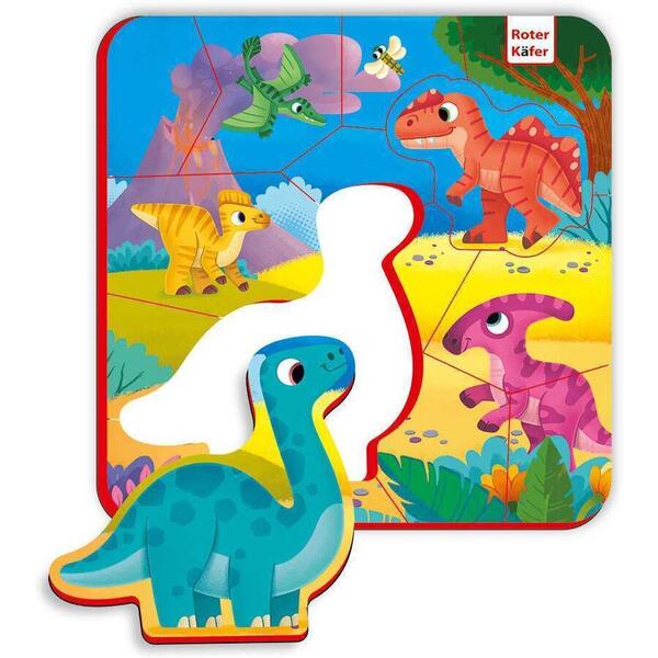 Puzzle magnetic Dino Roter Kafer RK5010-07