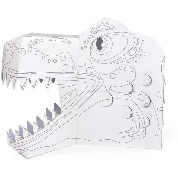 Coloreaza-ti propria Masca 3D T-Rex Fiesta Crafts FCT-3042