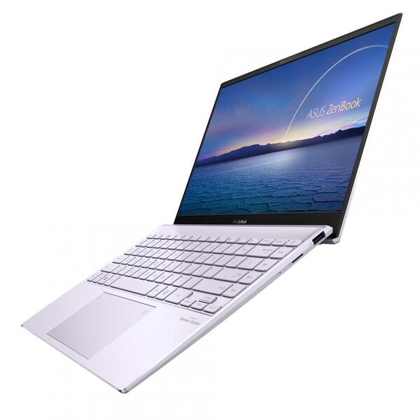 Ultrabook ASUS 13.3'' ZenBook 13 OLED UX325EA, FHD, Procesor Intel® Core™ i7-1165G7 (12M Cache, up to 4.70 GHz, with IPU), 16GB DDR4X, 512GB SSD, Intel Iris Xe, Win 10 Home, Lilac Mist