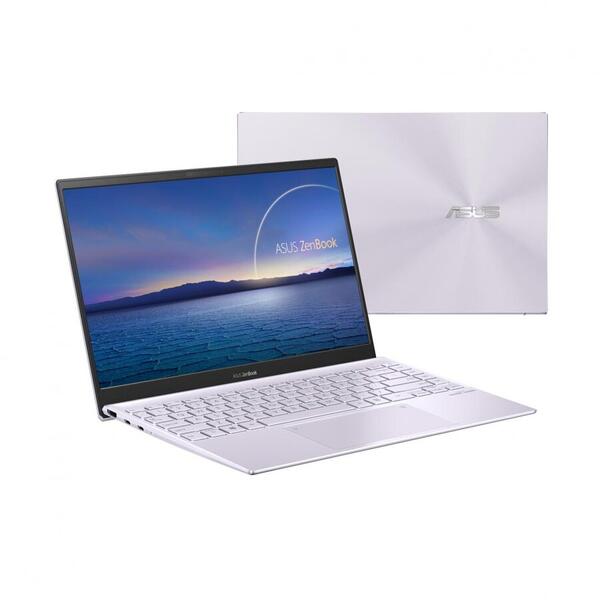 Ultrabook ASUS 14'' ZenBook 14 UX425EA, FHD, Procesor Intel® Core™ i5-1135G7 (8M Cache, up to 4.20 GHz), 8GB DDR4X, 1TB SSD, Intel Iris Xe, Win 10 Home, Lilac Mist