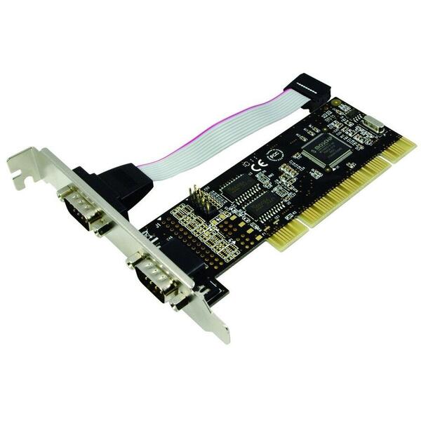 Card PCI adaptor la 2 x serial, Logilink 'PC0016'