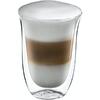 Pahare Delonghi Latte Macchiato DLSC312 330ml, 2 buc