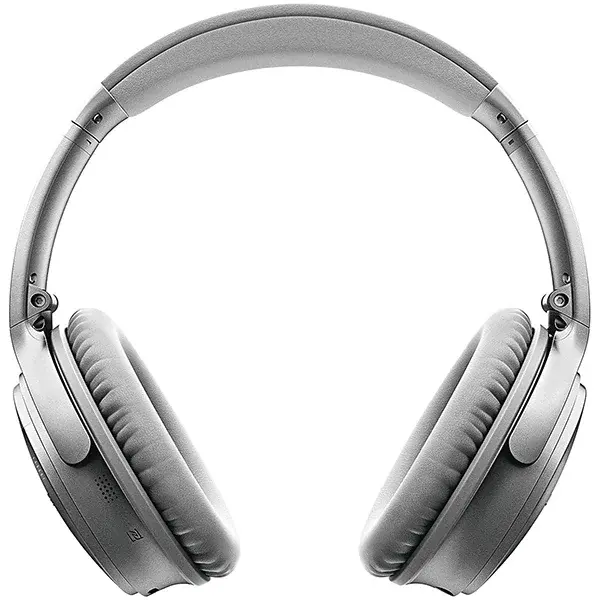 Casti audio Bose QC35 II, Wireless, Noise cancelling, Microfon, Argintiu