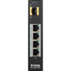 Switch D-link DIS-100G-5PSW, 5 Porturi, Unmanaged, 4 x PoE, Gigabit