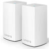 Sistem Wi-Fi Mesh Linksys WHW0102-EU AC1300, Dual-band Gigabit, MU-MIMO, cu acoperire completa pentru casa, Alba